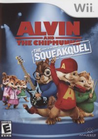 Alvin and The Chipmunks: The Squeakquel Wii US box art